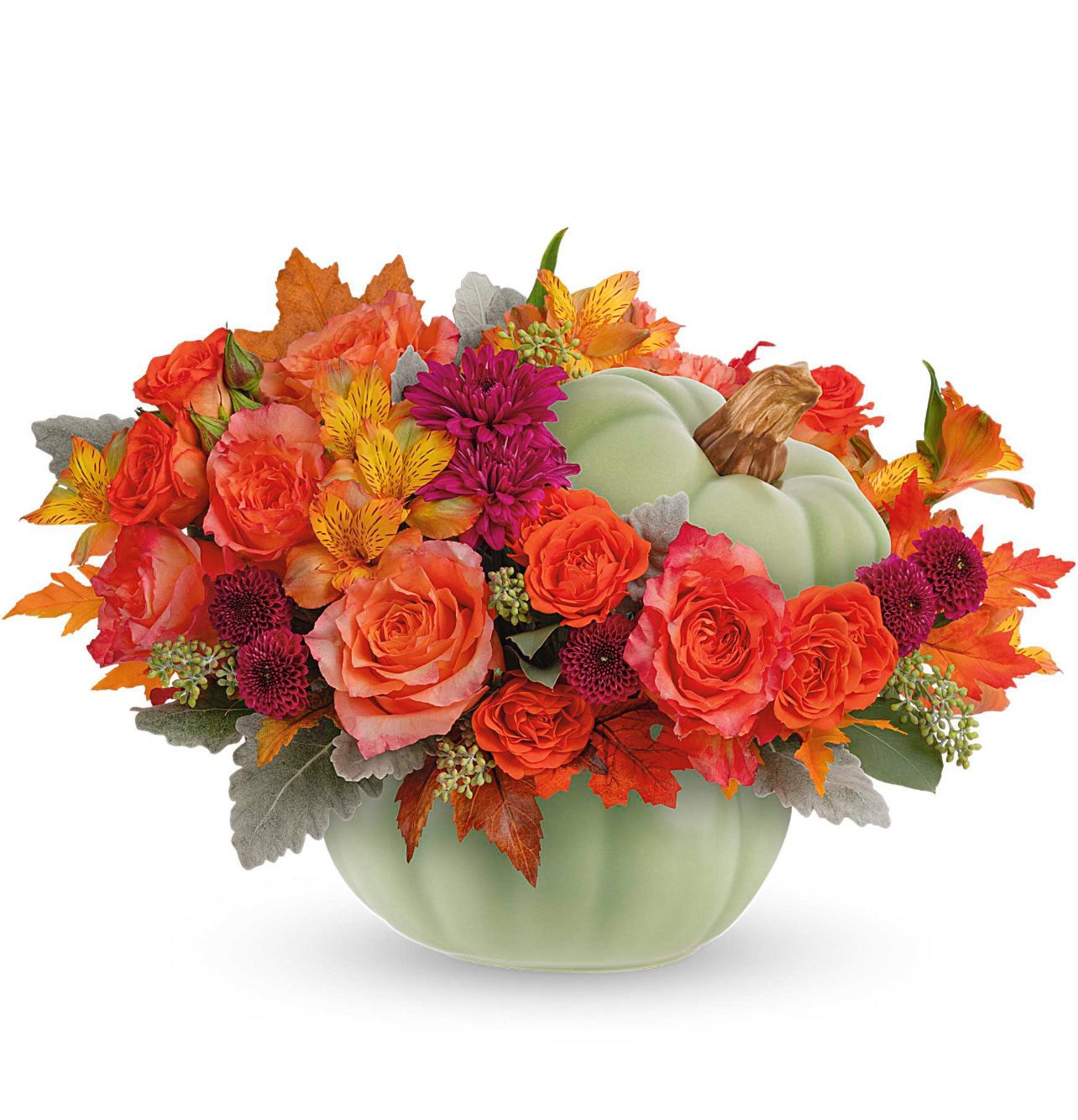 Sage Harvest Pumpkin Bouquet