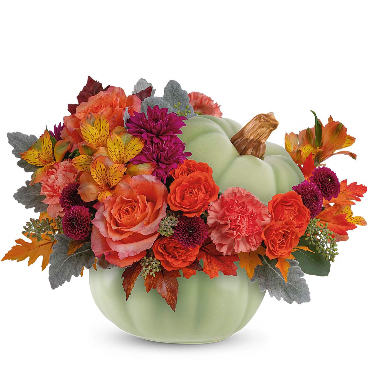 Sage Harvest Pumpkin Bouquet