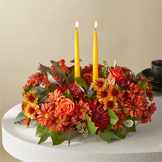 Ember Banquet Centerpiece –  Ballard Blossom Inc, Seattle WA