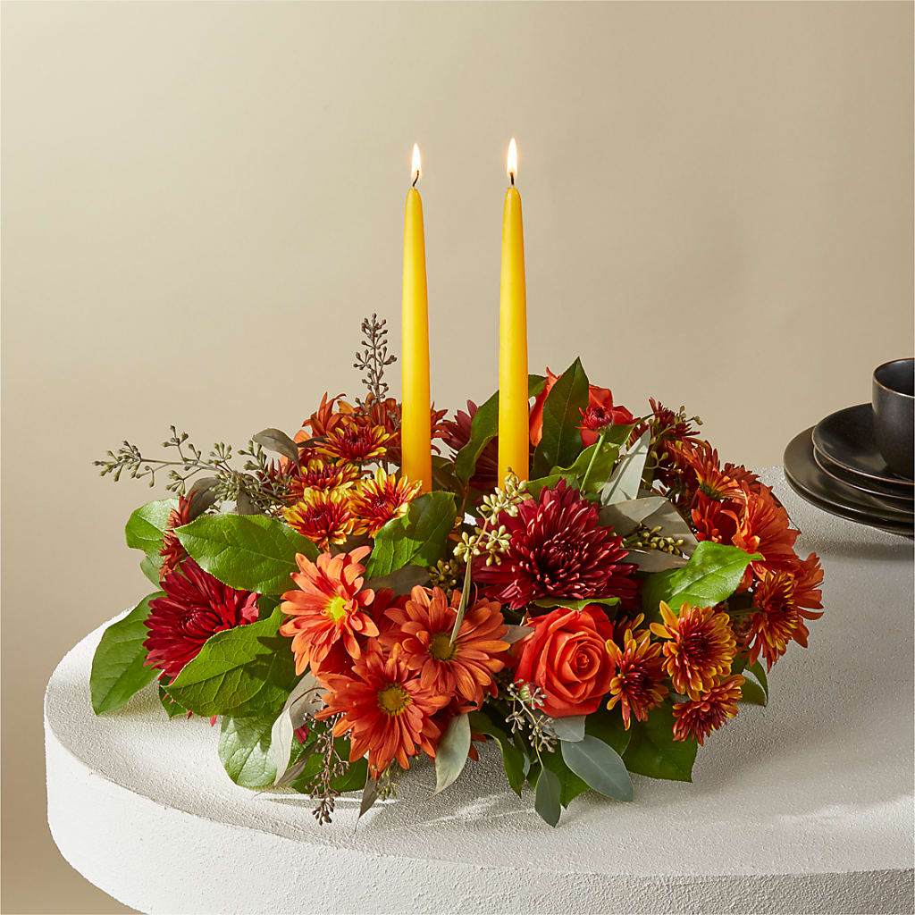 Ember Banquet Centerpiece –  Ballard Blossom Inc, Seattle WA