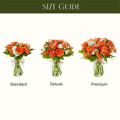 Apricot Glow Bouquet –  Ballard Blossom Inc, Seattle WA