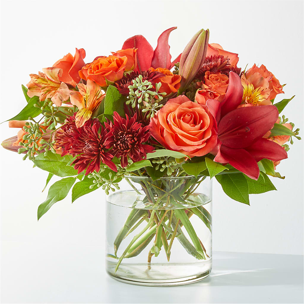 Crimson Leaves Bouquet –  Ballard Blossom Inc, Seattle WA