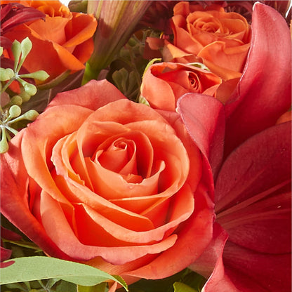 Crimson Leaves Bouquet –  Ballard Blossom Inc, Seattle WA
