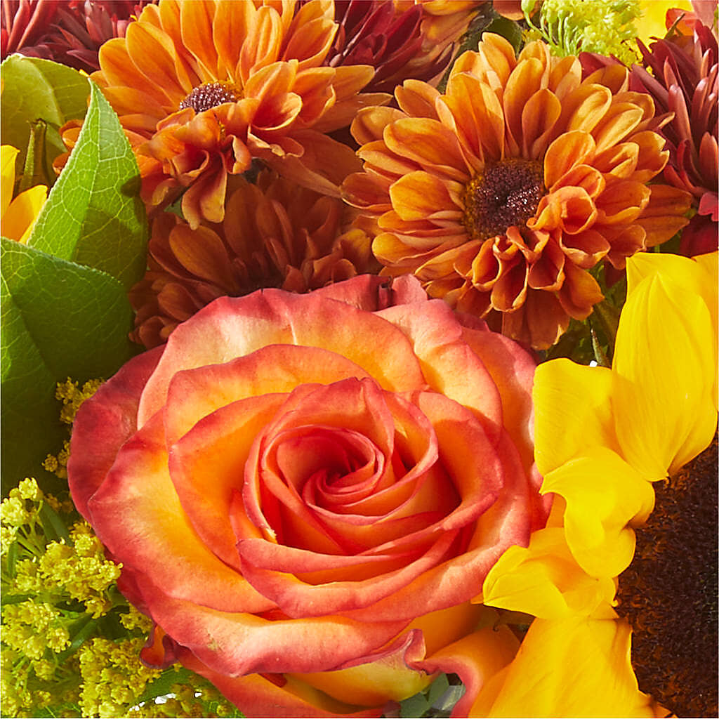 Flannel Scarf Bouquet –  Ballard Blossom Inc, Seattle WA