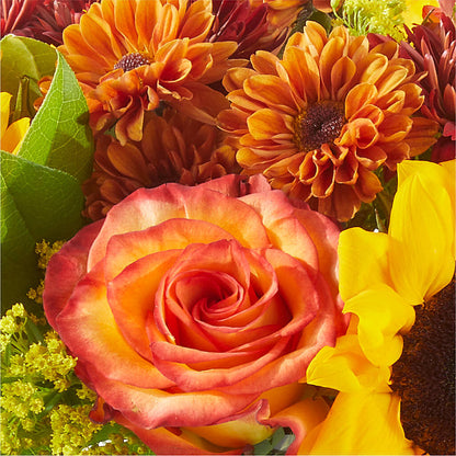 Flannel Scarf Bouquet –  Ballard Blossom Inc, Seattle WA