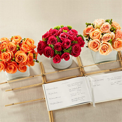 Dawn Rose Centerpiece –  Ballard Blossom Inc, Seattle WA