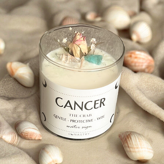 Zodiac Collection Cancer Birth Sign Candle