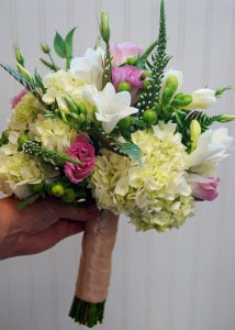 Style de jardin de bouquet de mariée