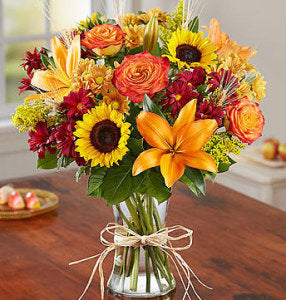 Arrangement de vase d'automne frais de Ballard